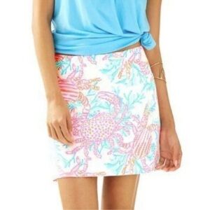 Lilly Pulitzer Marigold Skort in Resort White Getting Steamy size 4 NWOT